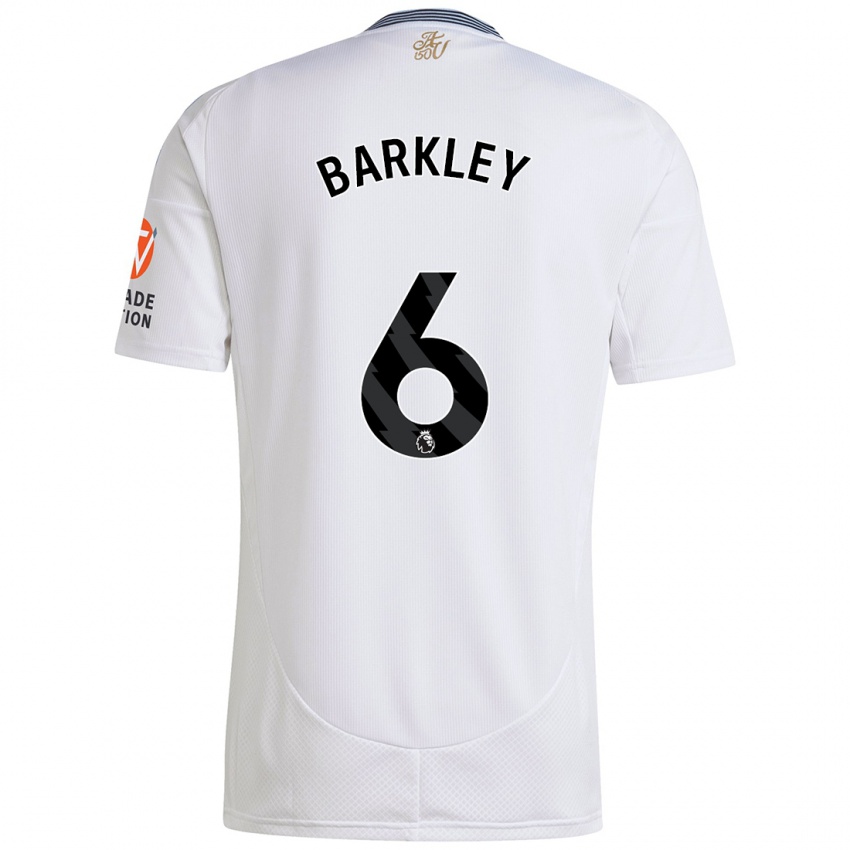 Dětské Ross Barkley #6 Bílý Daleko Hráčské Dresy 2024/25 Dres