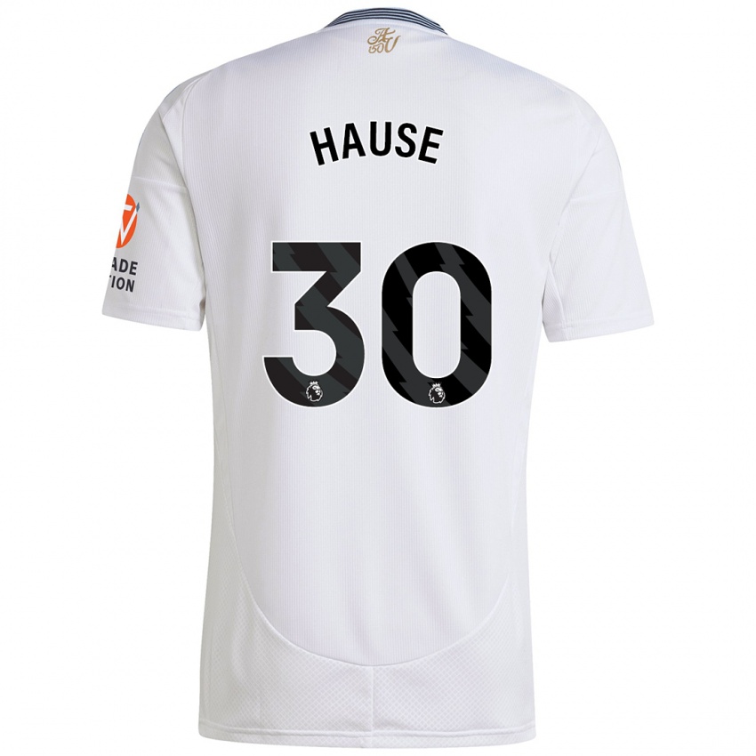 Dětské Kortney Hause #30 Bílý Daleko Hráčské Dresy 2024/25 Dres