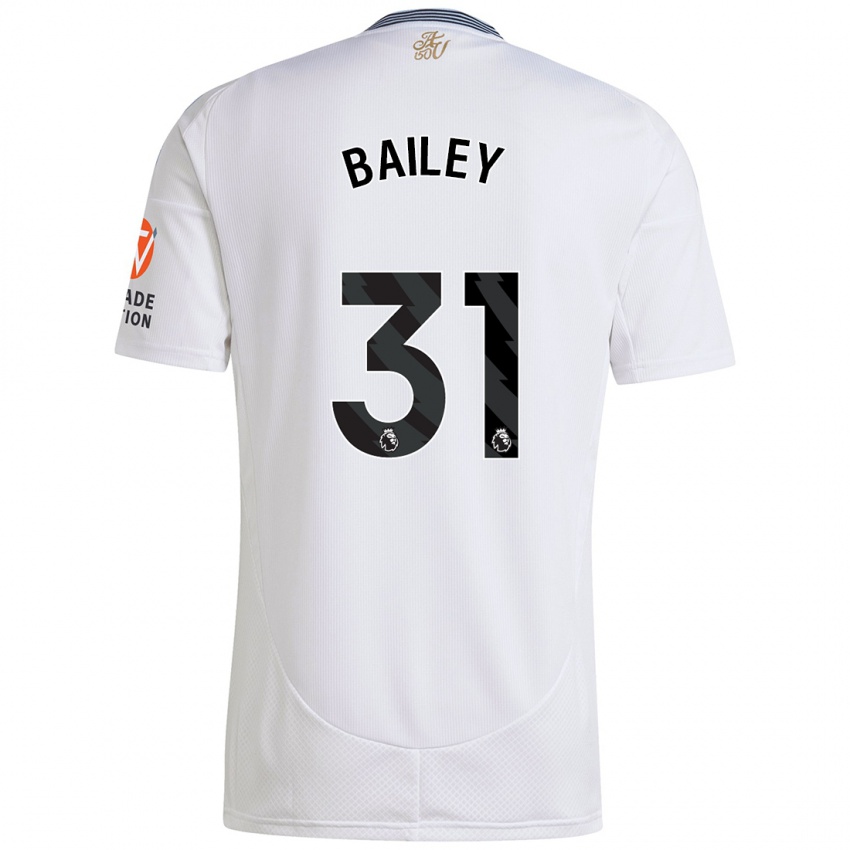 Dětské Leon Bailey #31 Bílý Daleko Hráčské Dresy 2024/25 Dres