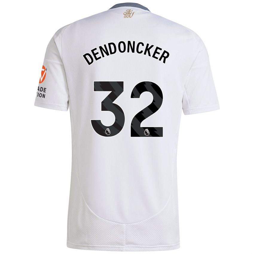 Dětské Leander Dendoncker #32 Bílý Daleko Hráčské Dresy 2024/25 Dres