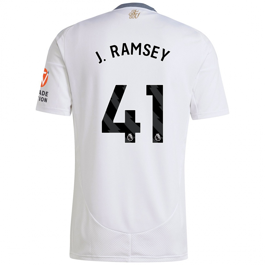 Dětské Jacob Ramsey #41 Bílý Daleko Hráčské Dresy 2024/25 Dres