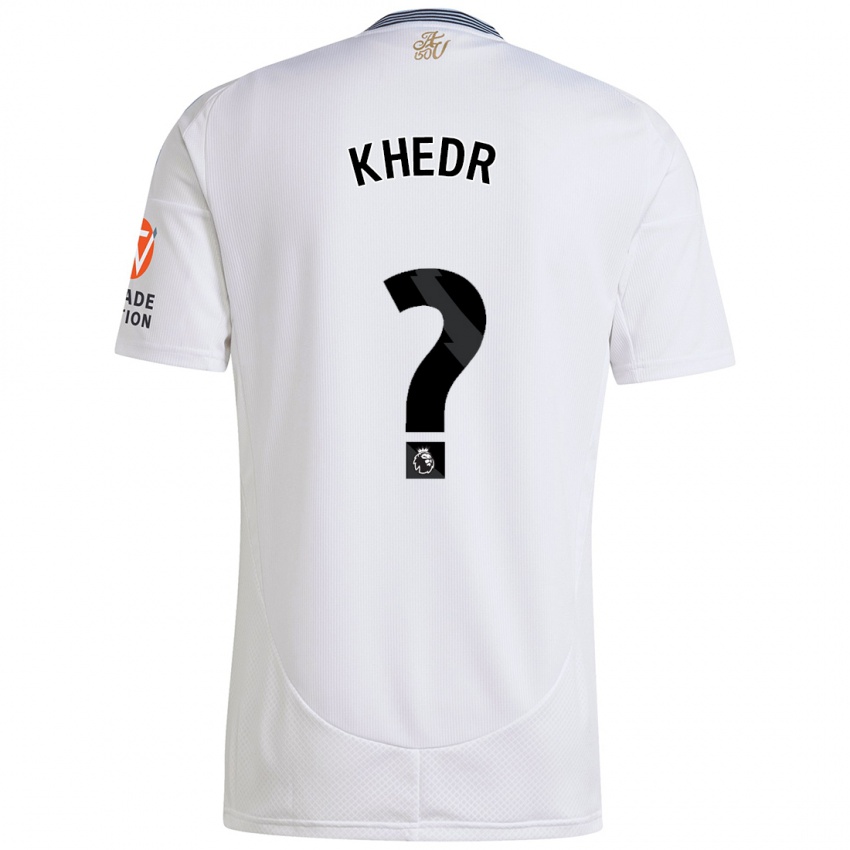 Dětské Omar Khedr #0 Bílý Daleko Hráčské Dresy 2024/25 Dres