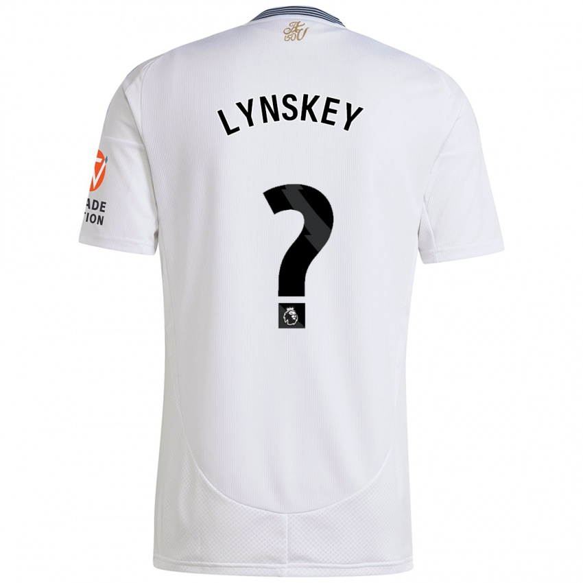 Dětské Alfie Lynskey #0 Bílý Daleko Hráčské Dresy 2024/25 Dres