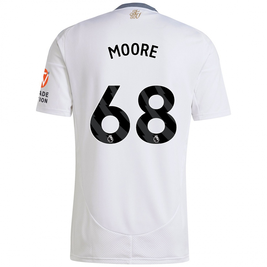 Dětské Kobei Moore #68 Bílý Daleko Hráčské Dresy 2024/25 Dres