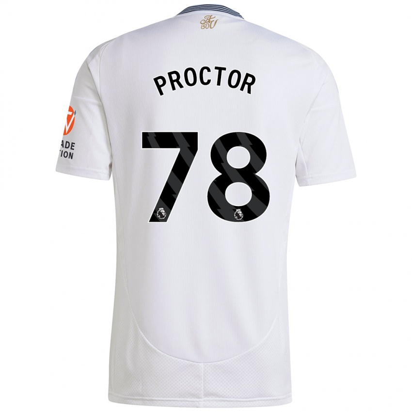 Dětské Sam Proctor #78 Bílý Daleko Hráčské Dresy 2024/25 Dres