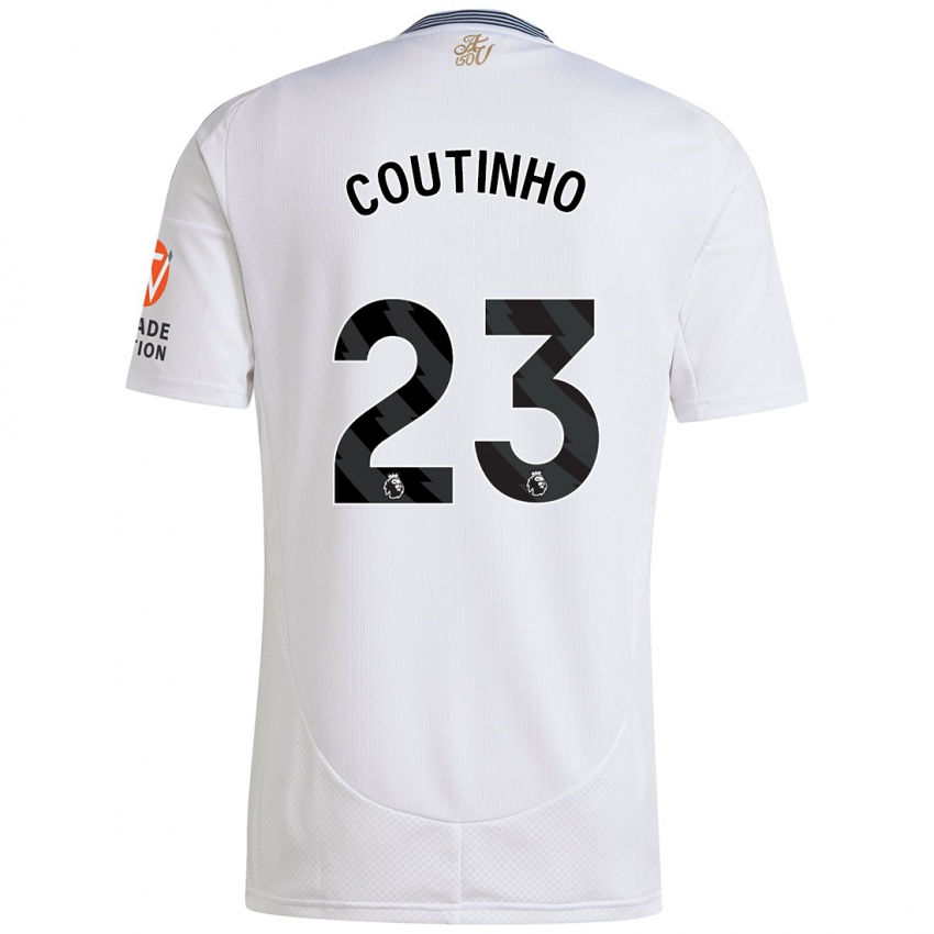 Dětské Philippe Coutinho #23 Bílý Daleko Hráčské Dresy 2024/25 Dres