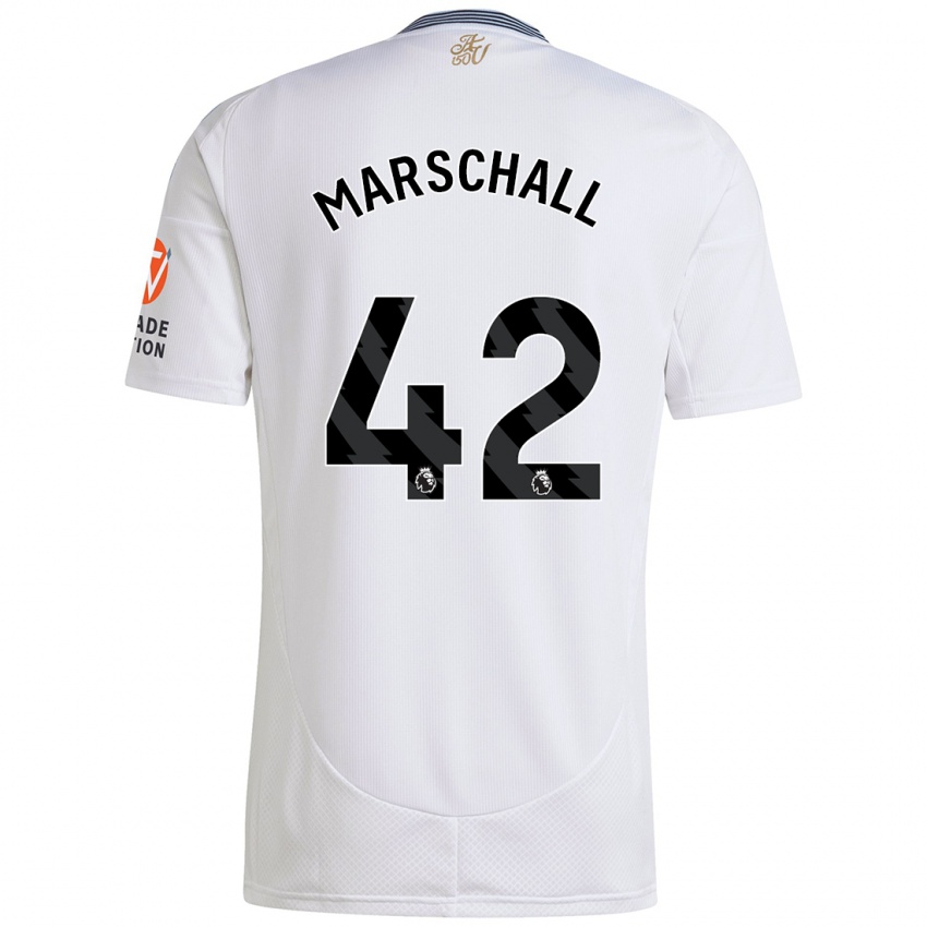 Dětské Filip Marschall #42 Bílý Daleko Hráčské Dresy 2024/25 Dres