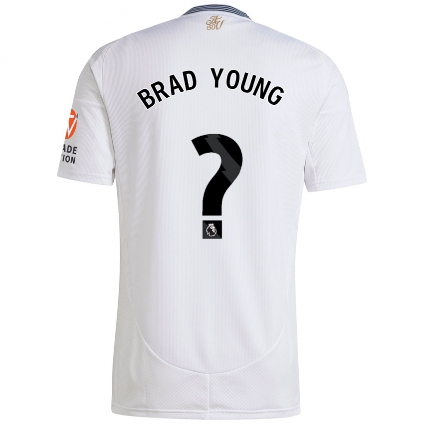 Dětské Brad Young #0 Bílý Daleko Hráčské Dresy 2024/25 Dres