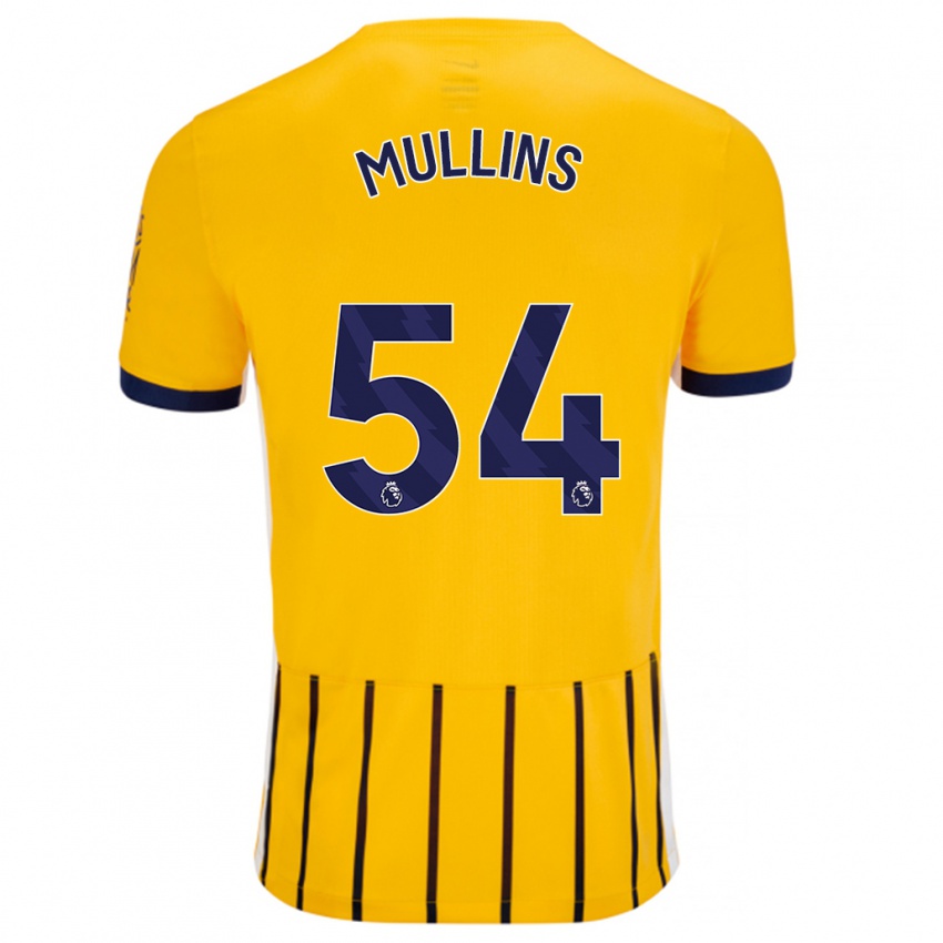 Dětské Jamie Mullins #54 Zlaté Modré Proužky Daleko Hráčské Dresy 2024/25 Dres