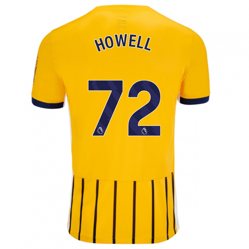 Dětské Harry Howell #72 Zlaté Modré Proužky Daleko Hráčské Dresy 2024/25 Dres