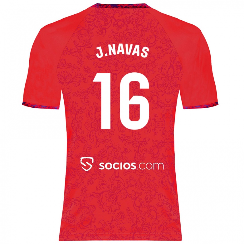 Dětské Jesús Navas #16 Červený Daleko Hráčské Dresy 2024/25 Dres