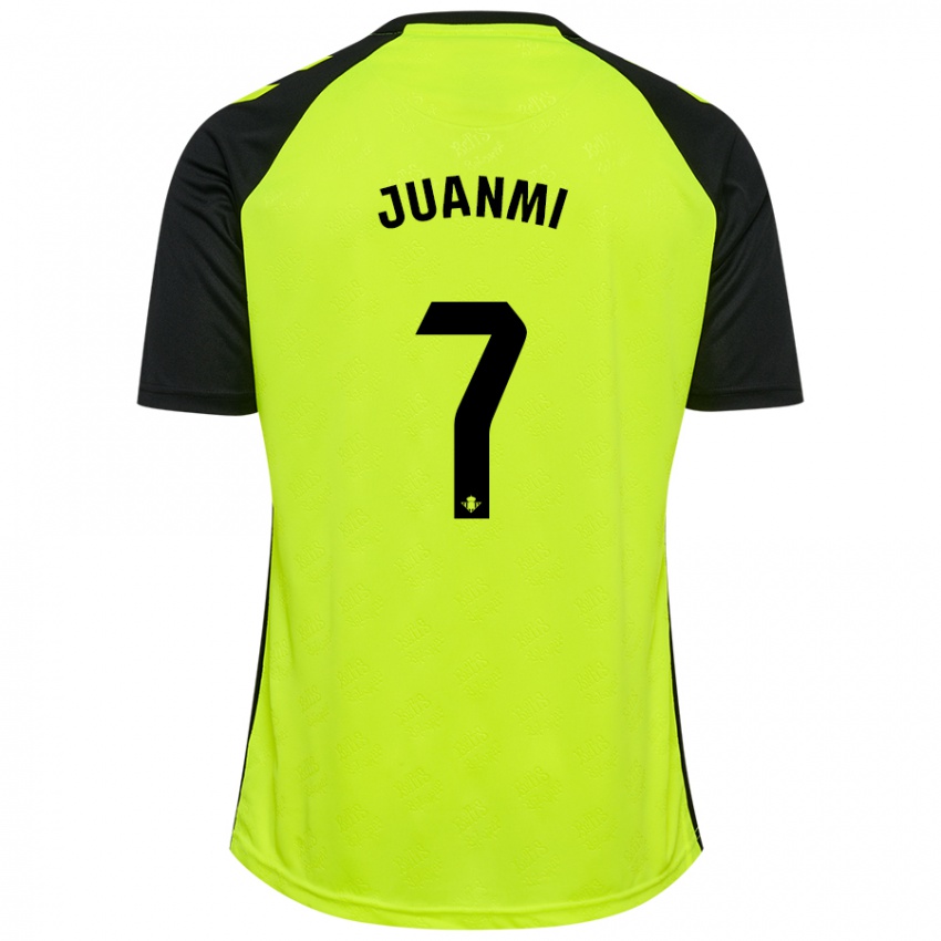 Dětské Juanmi #7 Fluorescenční Žlutá Černá Daleko Hráčské Dresy 2024/25 Dres