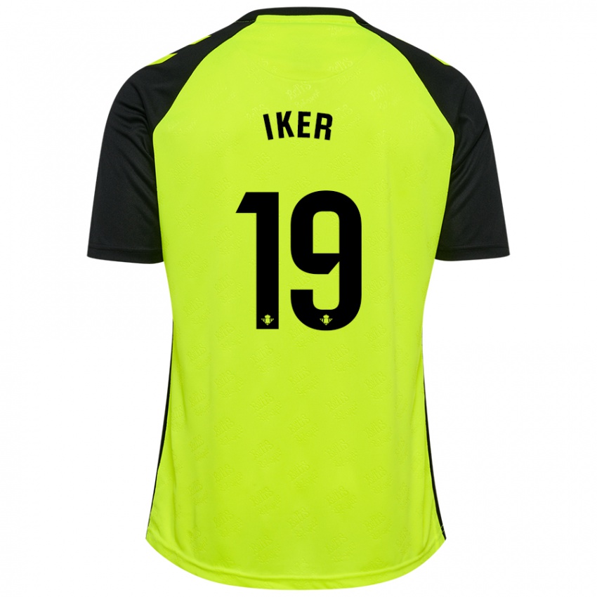 Dětské Iker Losada #19 Fluorescenční Žlutá Černá Daleko Hráčské Dresy 2024/25 Dres