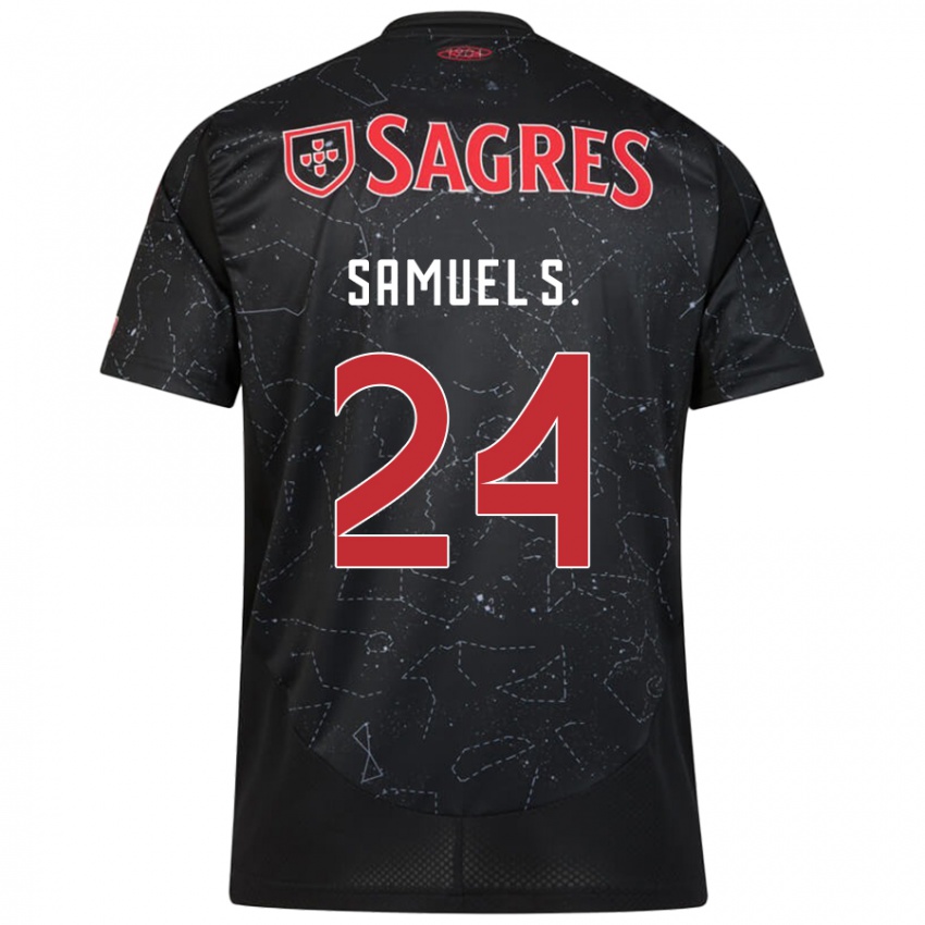 Dětské Samuel Soares #24 Černá Červená Daleko Hráčské Dresy 2024/25 Dres