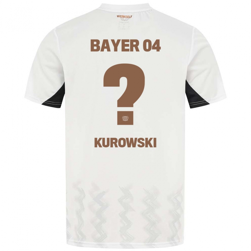 Dětské Julien Kurowski #0 Bílá Černá Daleko Hráčské Dresy 2024/25 Dres