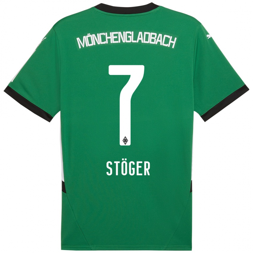 Dětské Kevin Stöger #7 Zelená Bílá Daleko Hráčské Dresy 2024/25 Dres