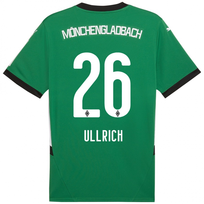 Dětské Lukas Ullrich #26 Zelená Bílá Daleko Hráčské Dresy 2024/25 Dres