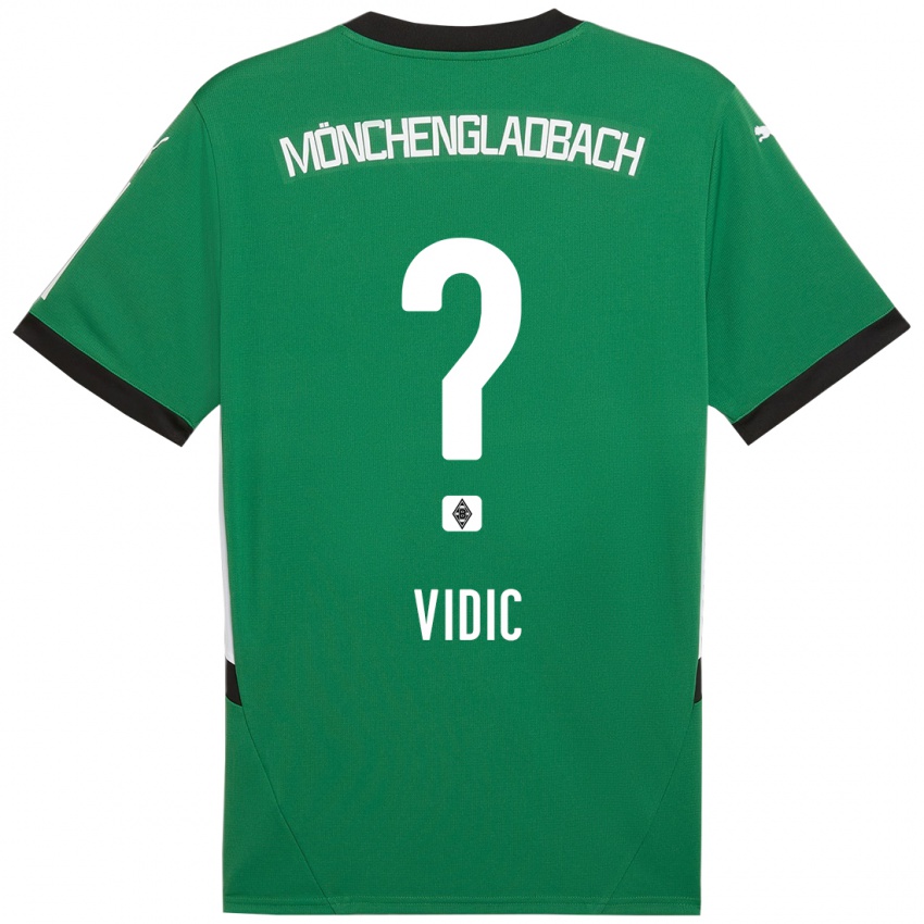 Dětské Nico Vidic #0 Zelená Bílá Daleko Hráčské Dresy 2024/25 Dres