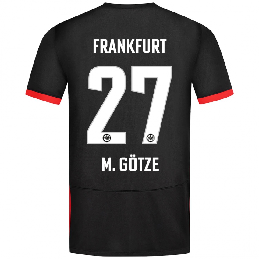 Dětské Mario Götze #27 Černý Daleko Hráčské Dresy 2024/25 Dres