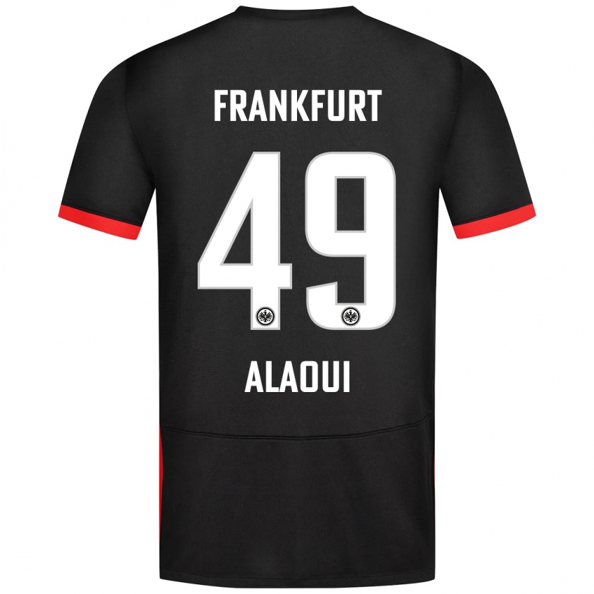 Dětské Anas Alaoui #49 Černý Daleko Hráčské Dresy 2024/25 Dres