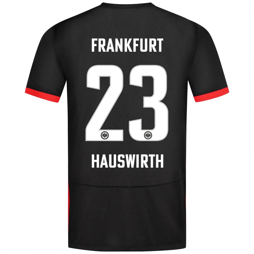 Dětské Max Hauswirth #23 Černý Daleko Hráčské Dresy 2024/25 Dres