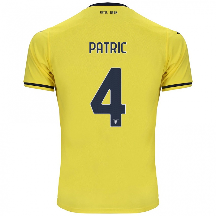 Dětské Patric #4 Žluť Daleko Hráčské Dresy 2024/25 Dres