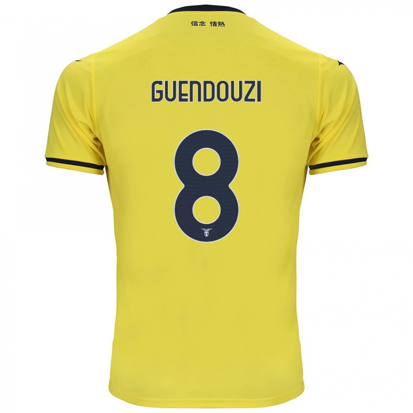 Dětské Matteo Guendouzi #8 Žluť Daleko Hráčské Dresy 2024/25 Dres