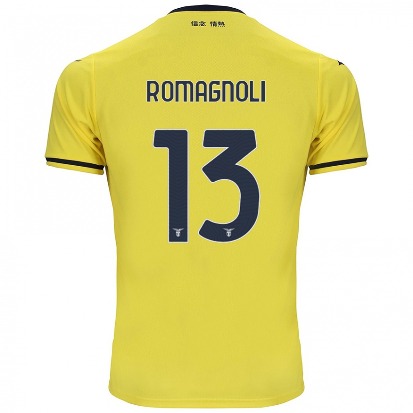 Dětské Alessio Romagnoli #13 Žluť Daleko Hráčské Dresy 2024/25 Dres