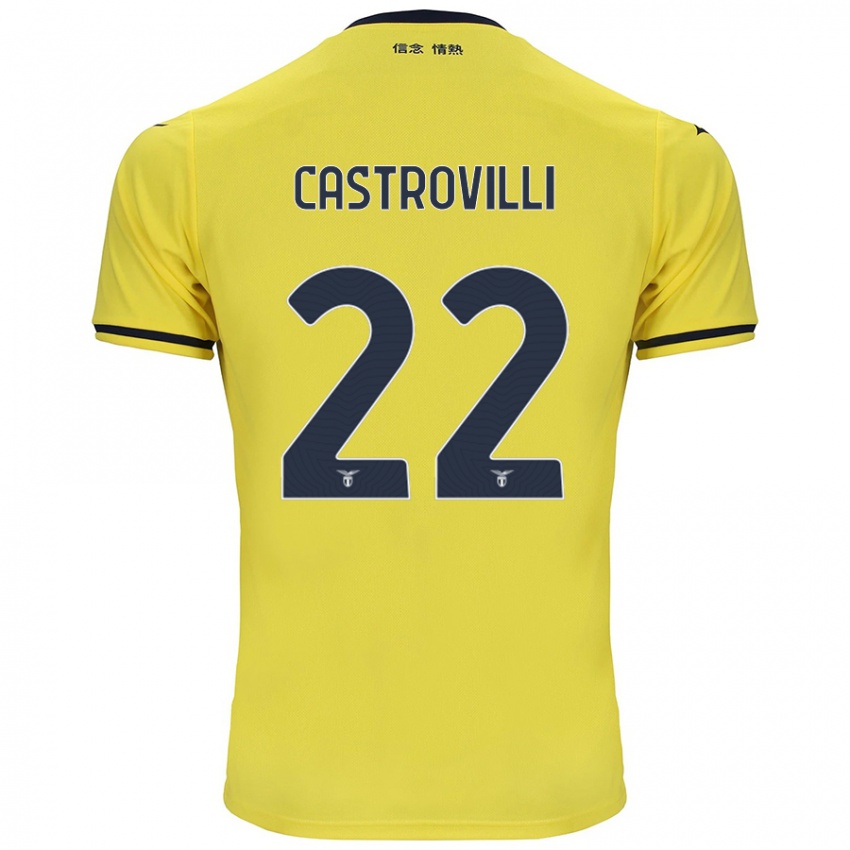 Dětské Gaetano Castrovilli #22 Žluť Daleko Hráčské Dresy 2024/25 Dres