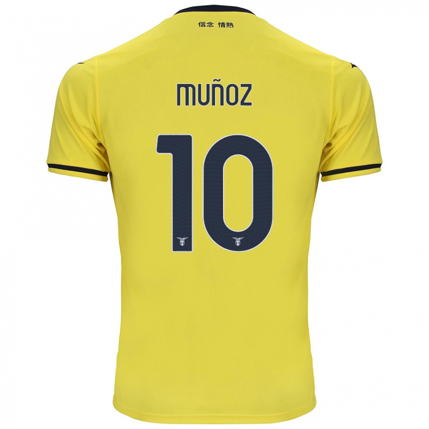 Dětské Cristo Muñoz #10 Žluť Daleko Hráčské Dresy 2024/25 Dres