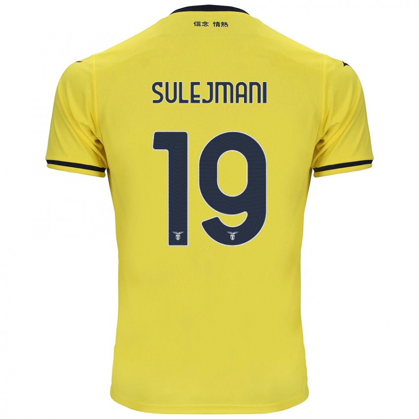 Dětské Flavio Sulejmani #19 Žluť Daleko Hráčské Dresy 2024/25 Dres