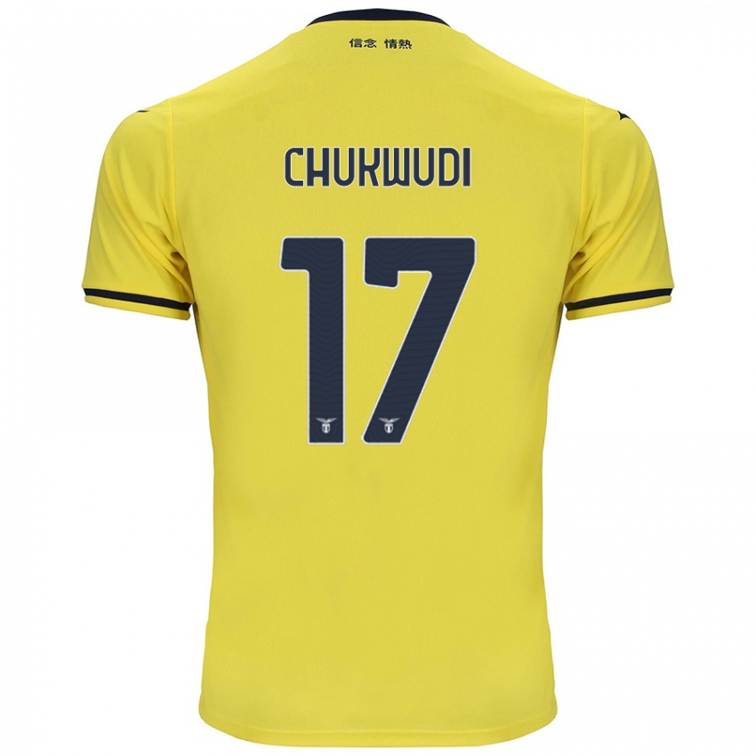 Dětské Ogonna Franca Chukwudi #17 Žluť Daleko Hráčské Dresy 2024/25 Dres