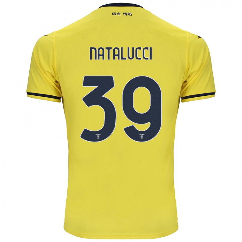 Dětské Serena Natalucci #39 Žluť Daleko Hráčské Dresy 2024/25 Dres