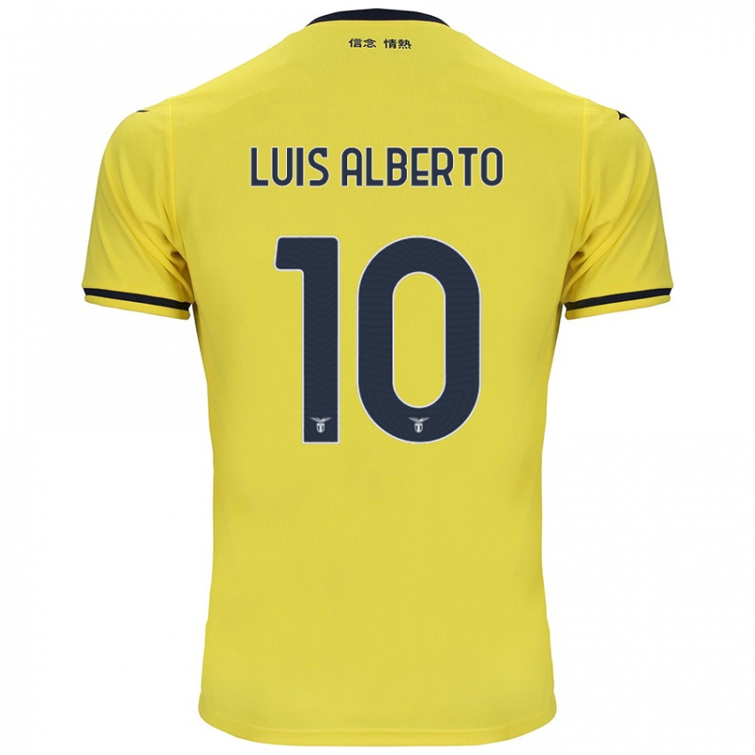 Dětské Luis Alberto #10 Žluť Daleko Hráčské Dresy 2024/25 Dres