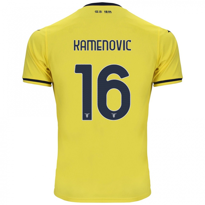 Dětské Dimitrije Kamenović #16 Žluť Daleko Hráčské Dresy 2024/25 Dres