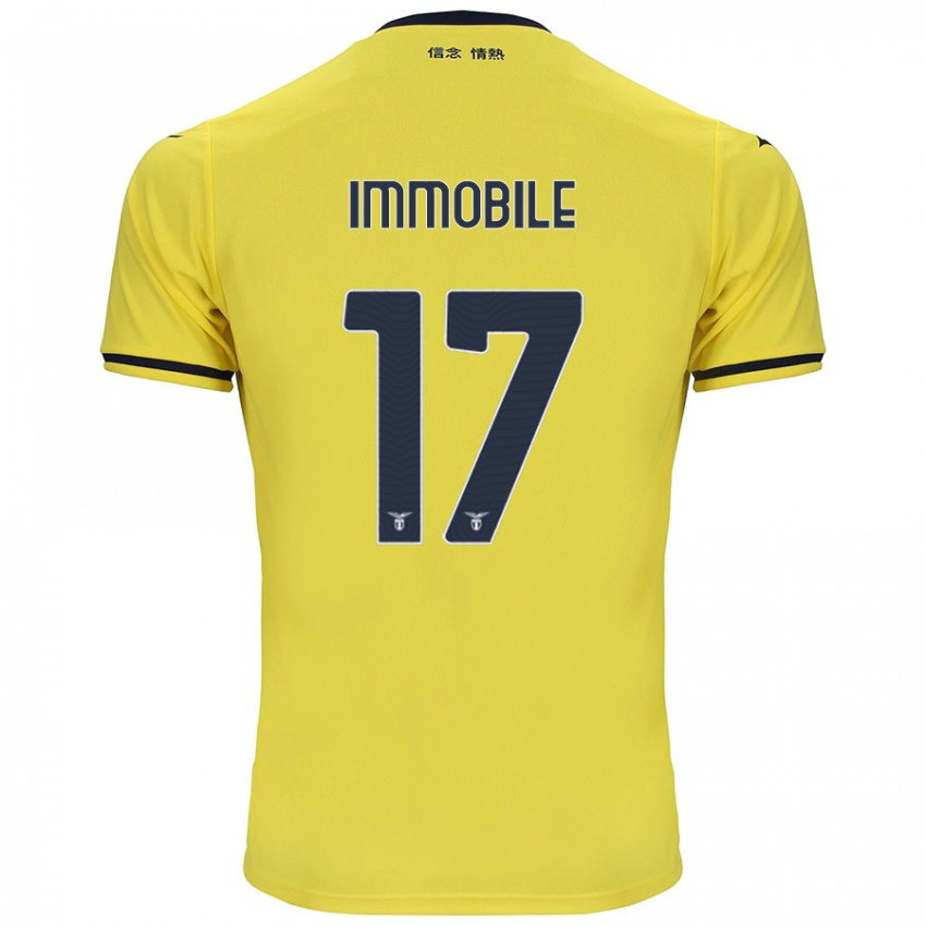 Dětské Ciro Immobile #17 Žluť Daleko Hráčské Dresy 2024/25 Dres