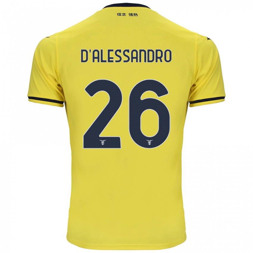 Dětské Mattya D'alessandro #26 Žluť Daleko Hráčské Dresy 2024/25 Dres