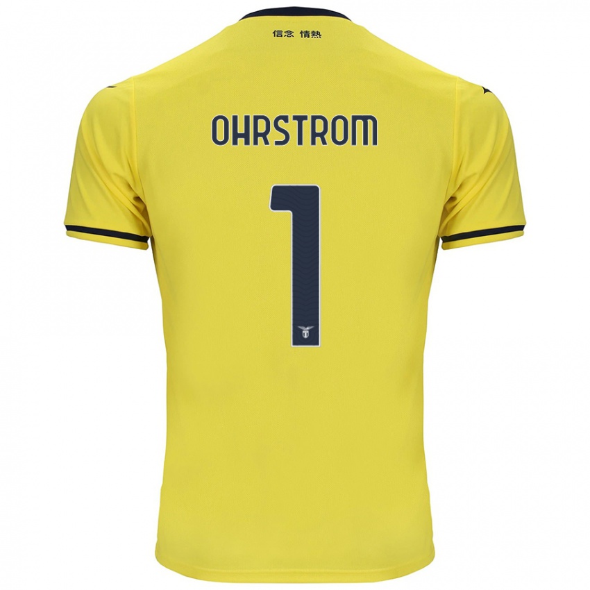 Dětské Stephanie Ohrstrom #1 Žluť Daleko Hráčské Dresy 2024/25 Dres