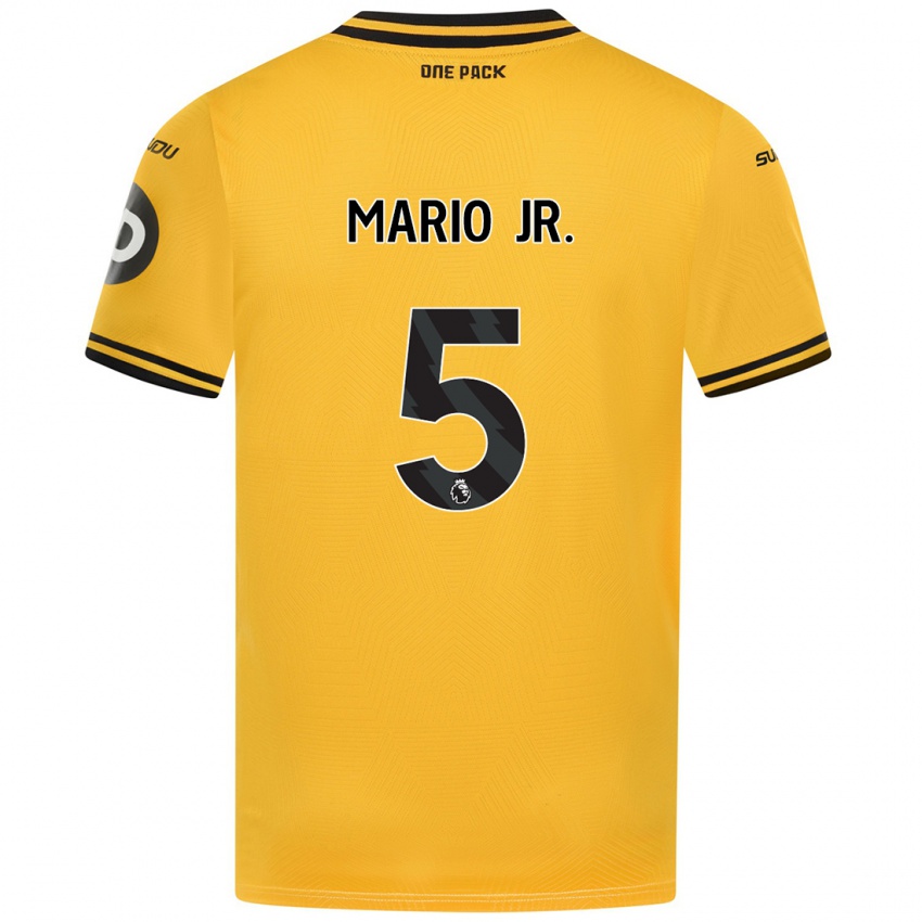 Pánské Mario Lemina #5 Žluť Domů Hráčské Dresy 2024/25 Dres