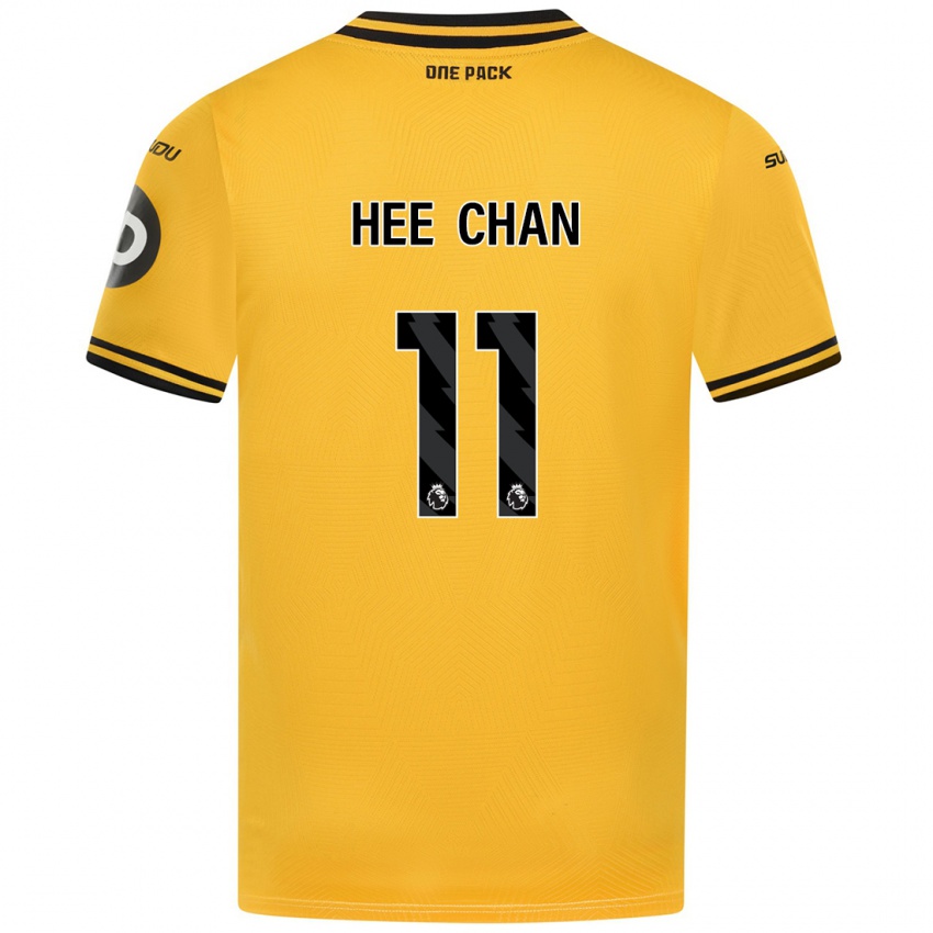 Pánské Hee Chan Hwang #11 Žluť Domů Hráčské Dresy 2024/25 Dres