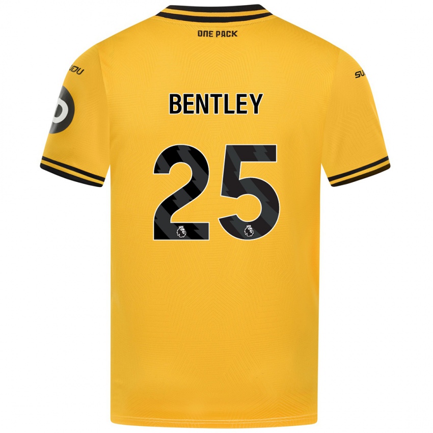 Pánské Daniel Bentley #25 Žluť Domů Hráčské Dresy 2024/25 Dres