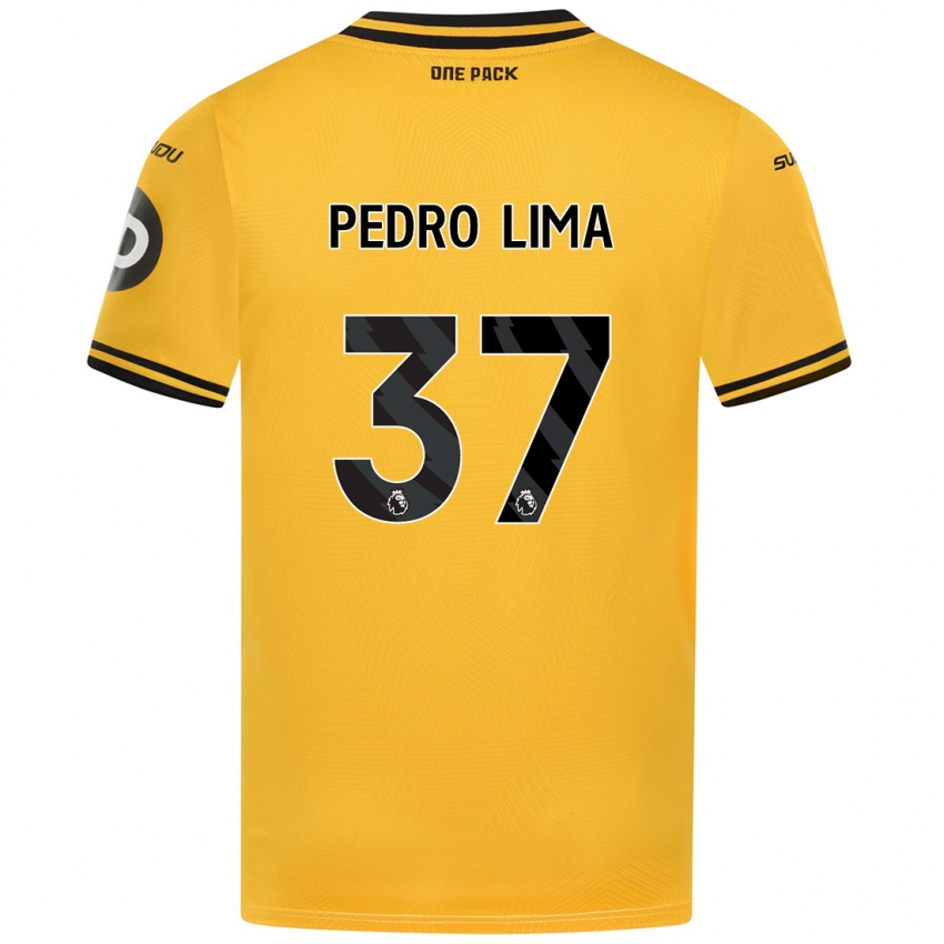 Pánské Pedro Lima #37 Žluť Domů Hráčské Dresy 2024/25 Dres