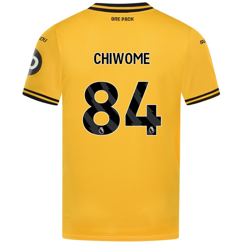 Pánské Leon Chiwome #84 Žluť Domů Hráčské Dresy 2024/25 Dres