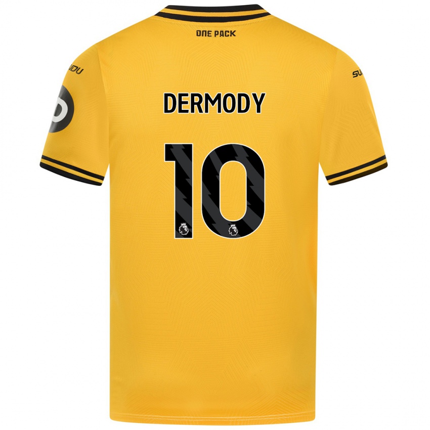 Pánské Helen Dermody #10 Žluť Domů Hráčské Dresy 2024/25 Dres