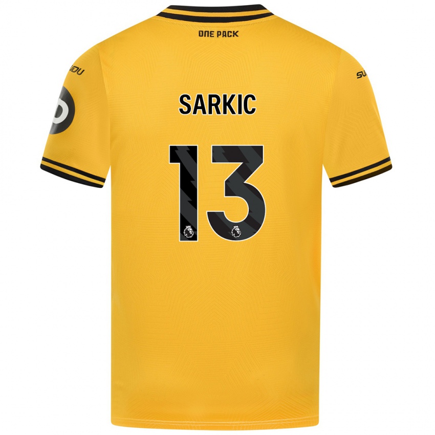 Pánské Matija Sarkic #13 Žluť Domů Hráčské Dresy 2024/25 Dres