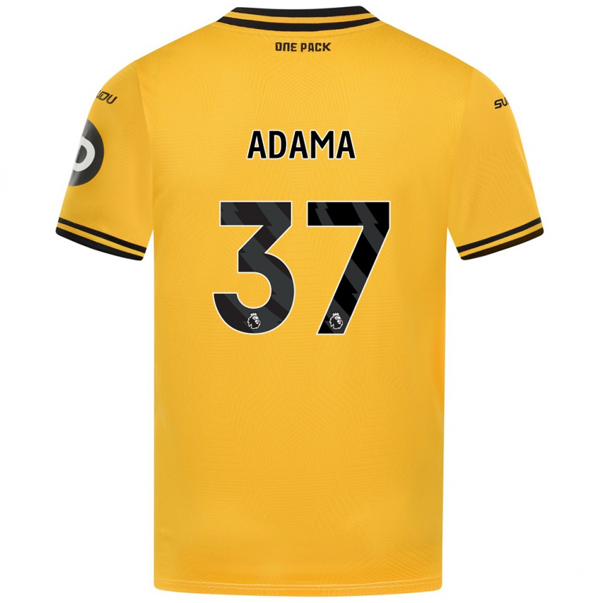 Pánské Adama Traore #37 Žluť Domů Hráčské Dresy 2024/25 Dres