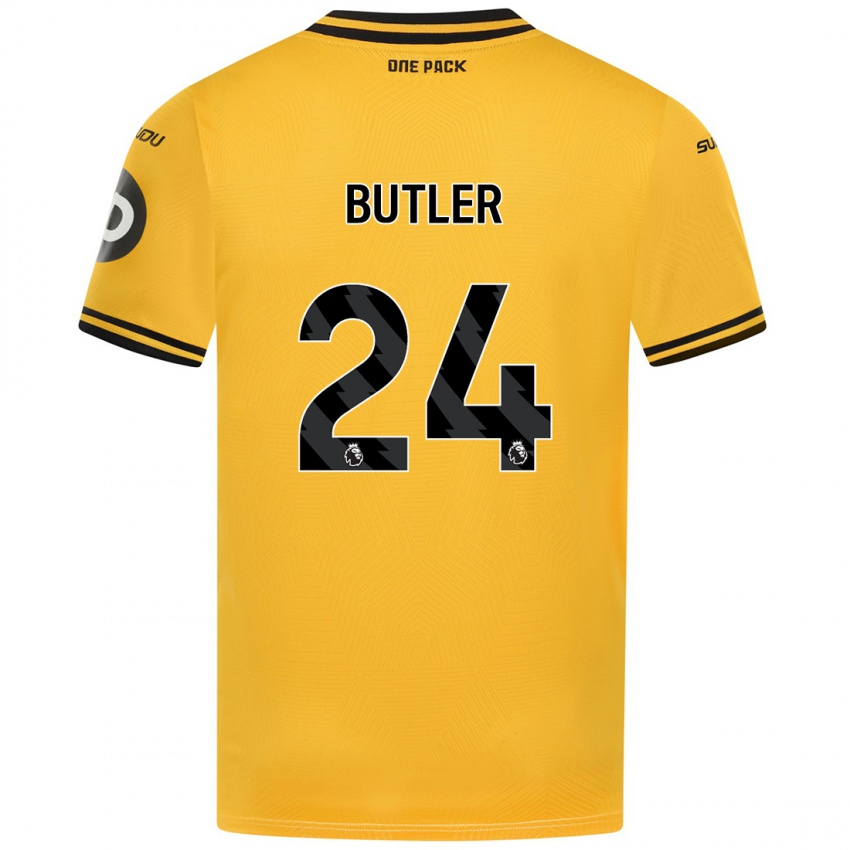 Pánské Elli Butler #24 Žluť Domů Hráčské Dresy 2024/25 Dres