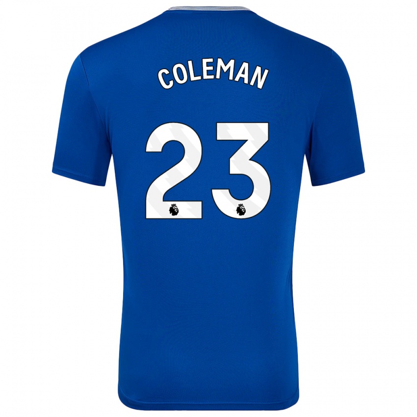 Pánské Seamus Coleman #23 Modrá S Domů Hráčské Dresy 2024/25 Dres