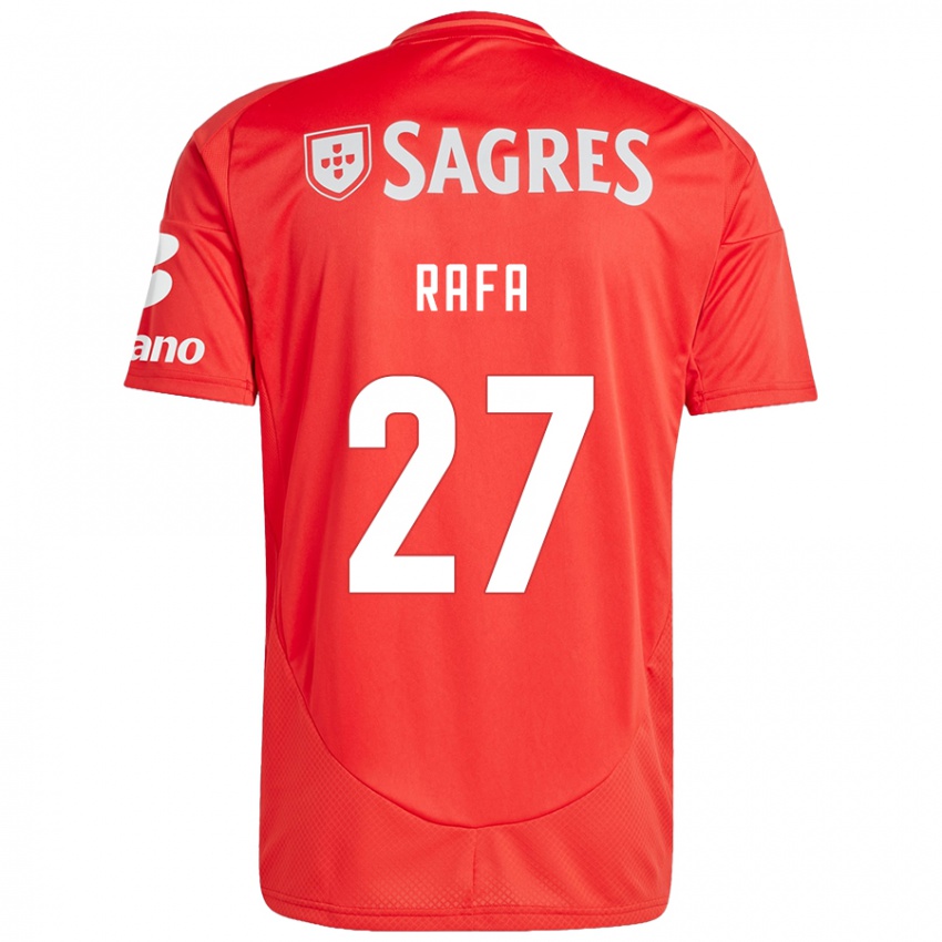 Pánské Rafa Silva #27 Červená Bílá Domů Hráčské Dresy 2024/25 Dres