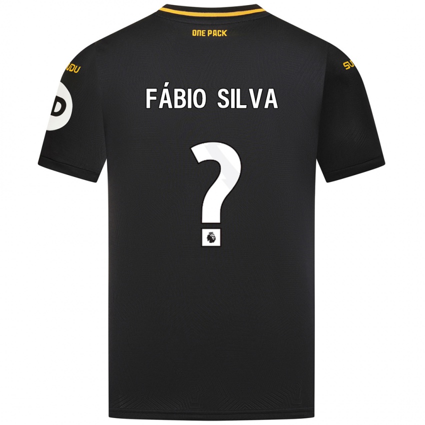 Pánské Fabio Silva #0 Černý Daleko Hráčské Dresy 2024/25 Dres